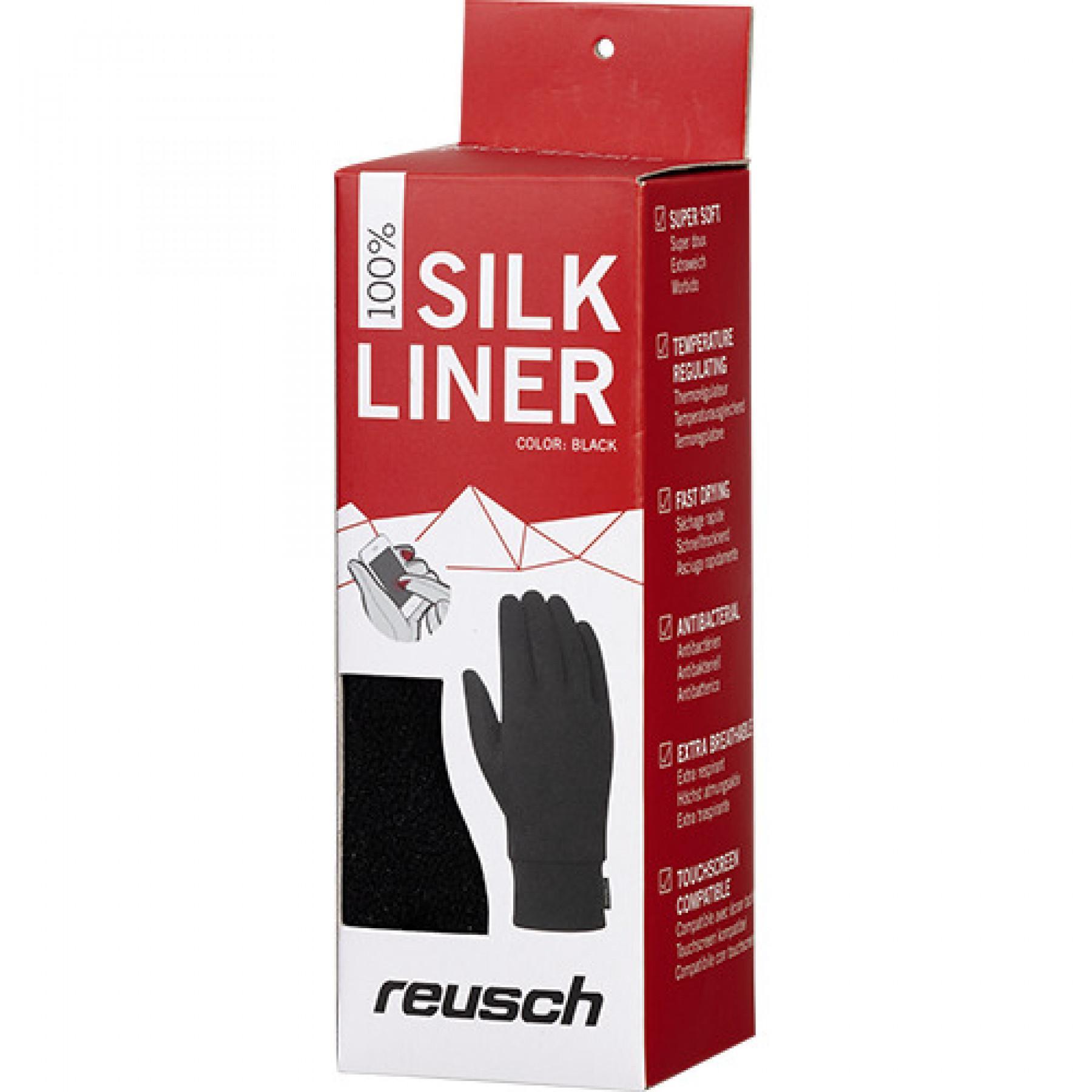 Luvas Reusch Silk Liner Touch-tec