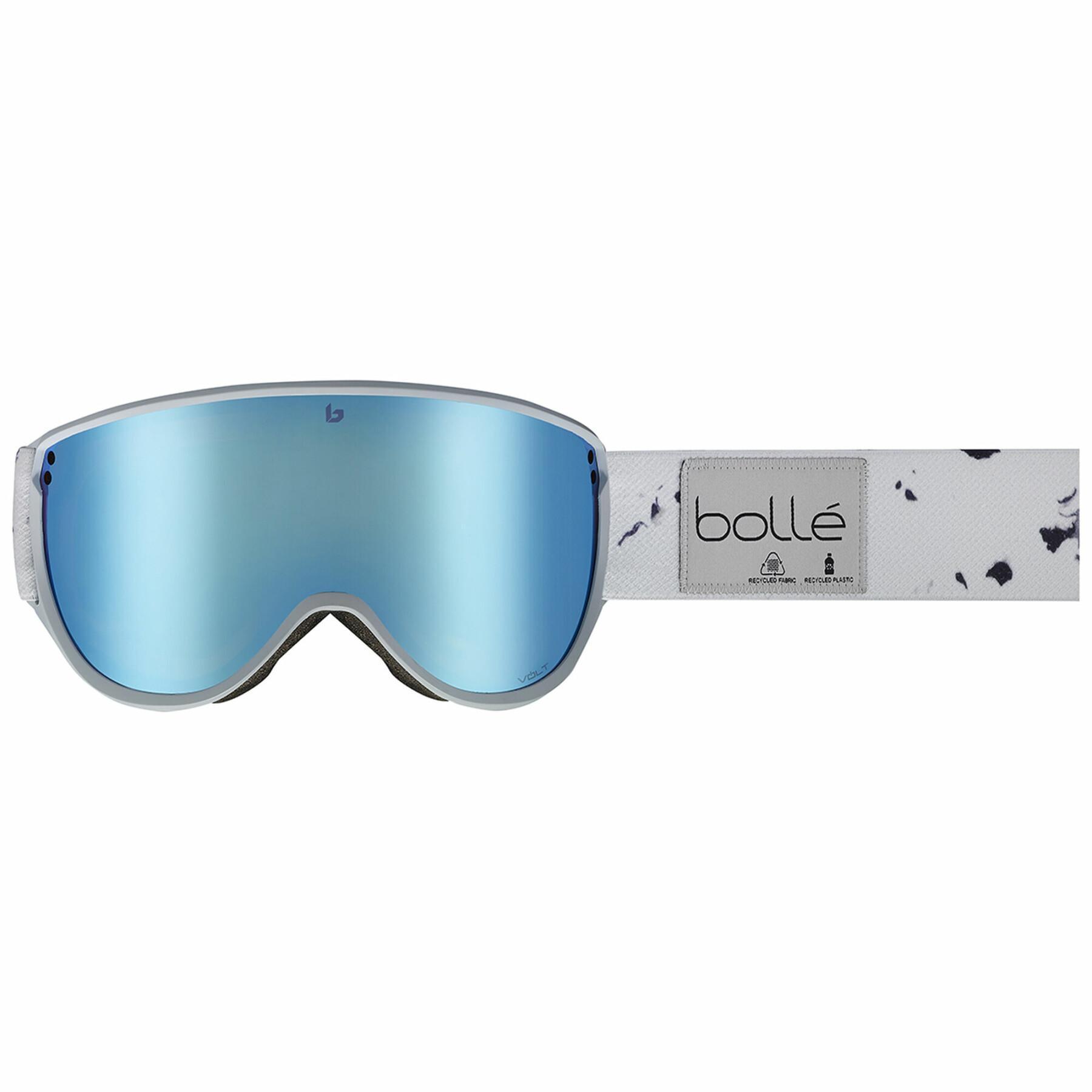 Máscara de esqui feminina Bollé Eco Blanca