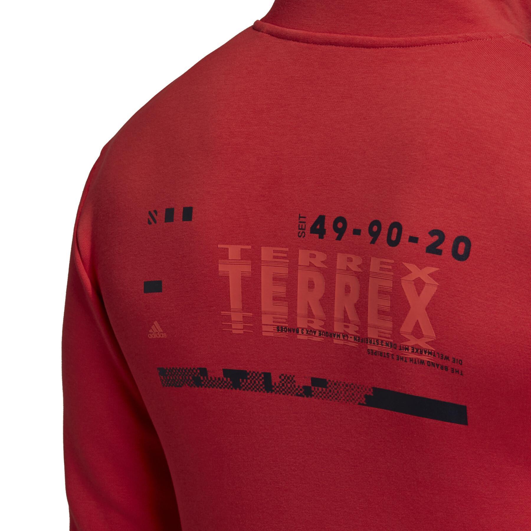 Camisola com capuz adidas Terrex Logo