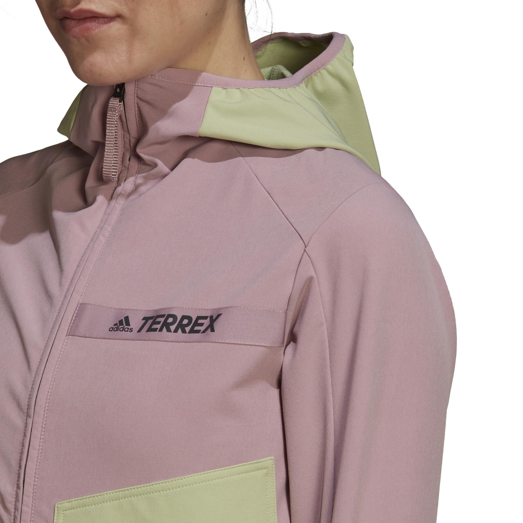 Jaqueta de mulher adidas Terrex Multi Soft Shell