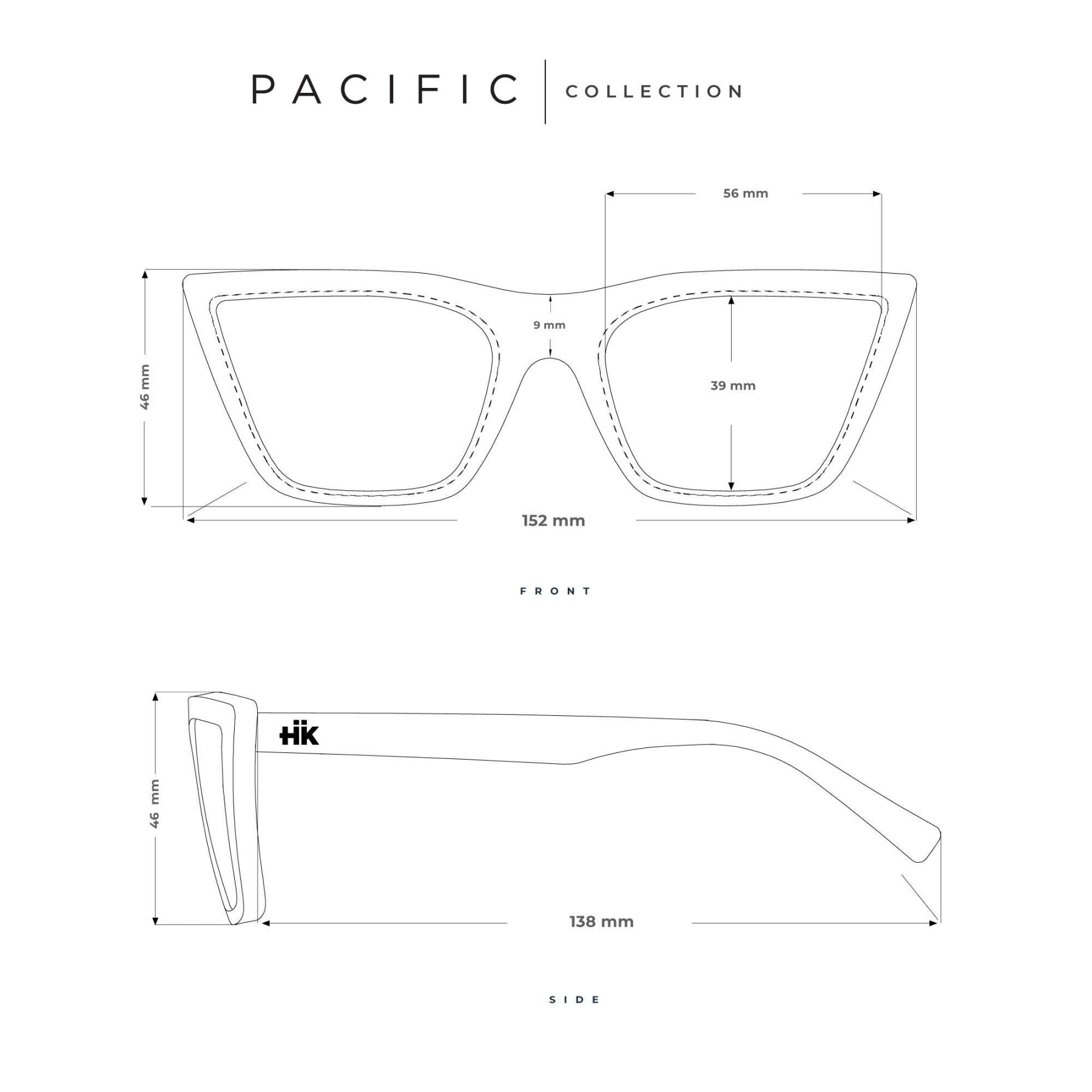 Óculos escuros Hanukeii Pacific