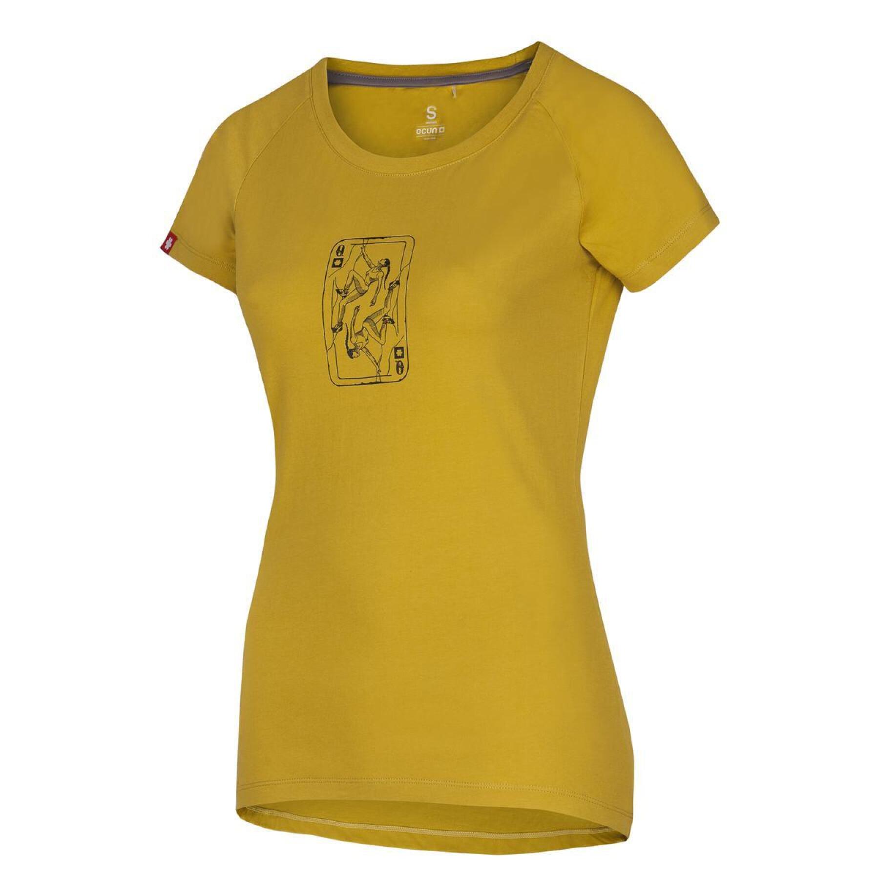 T-shirt de mulher Ocun Raglan T yellow