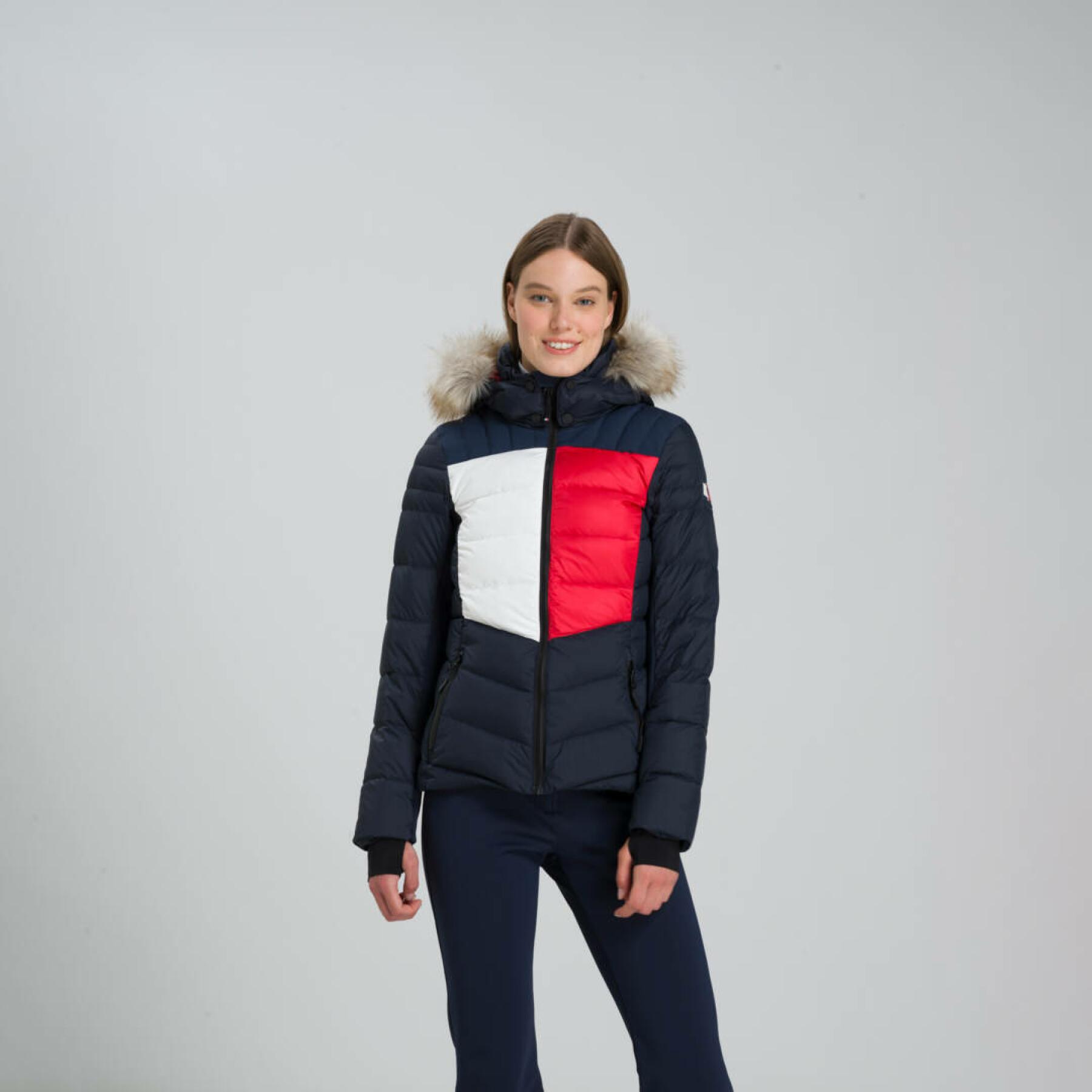 Jaqueta de esqui feminina Rossignol Flag E-Fur Down