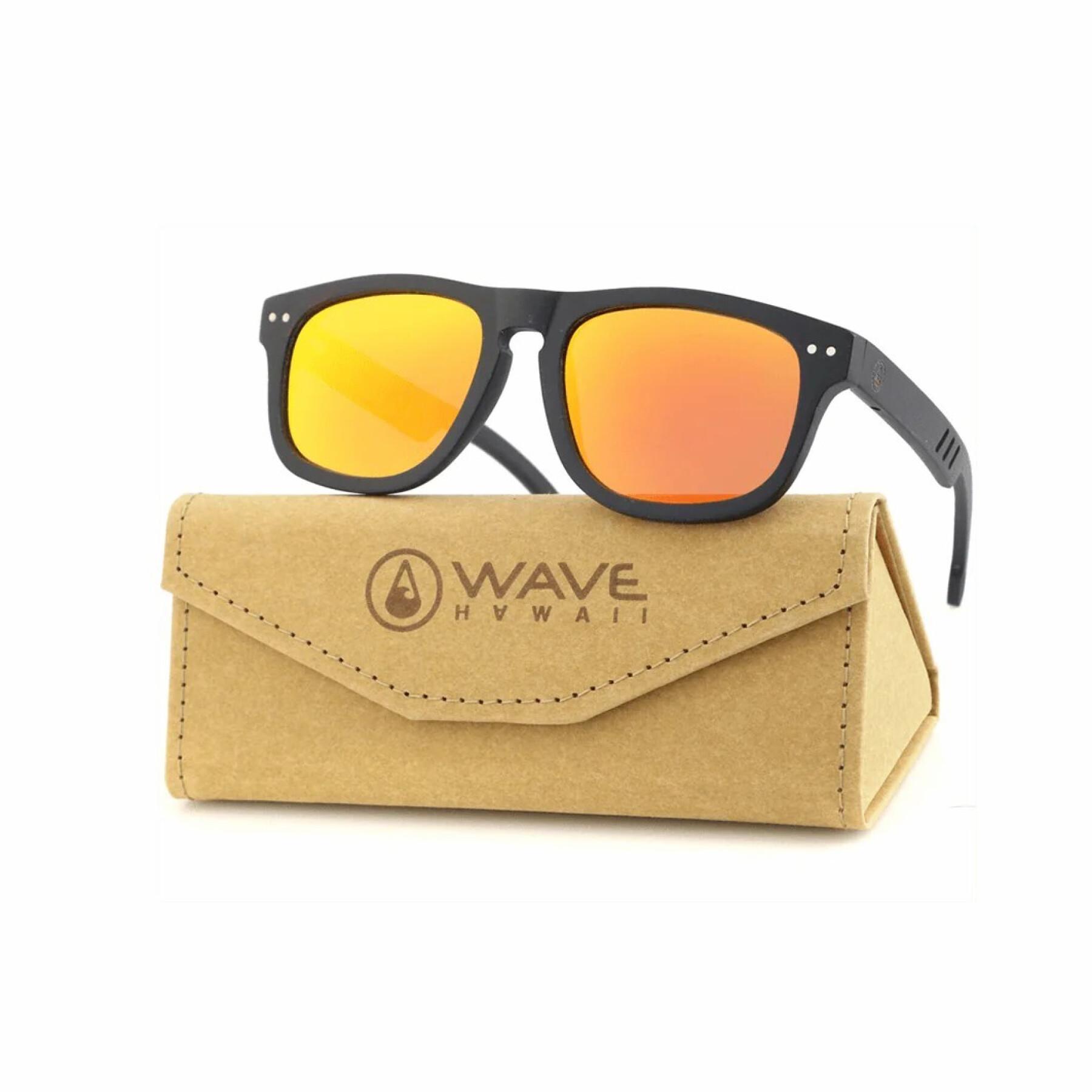 caixa dobrável de óculos de sol duros Wave Hawaii Cellulose