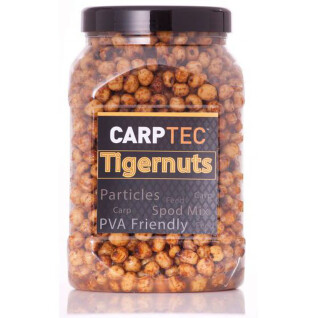 Sementes Dynamite Baits carp-tec particles tiger nuts 1 L