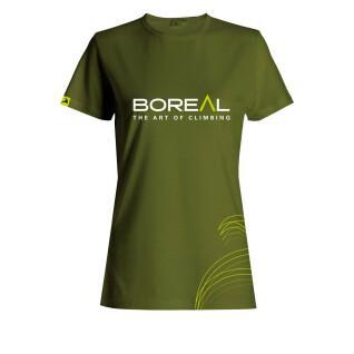 T-shirt de algodão orgânico feminino Boreal