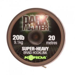 Linha trançada Korda Dark Matter Tungsten Coated Braid 18lb