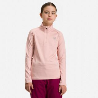 Camisa de rapariga 1/2 camisola com fecho de correr Rossignol Warm Stretch