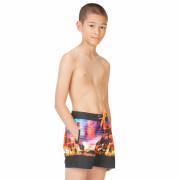 Calções de banho curtos com cintura meio forrada para crianças Freegun California