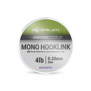 Ligação Korum smokeshield mono hooklink 0,26mm 1x5